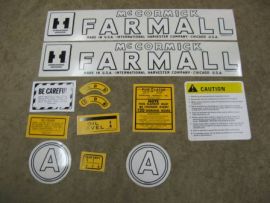 A Decal Set - Farmall A
