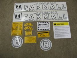 B Decal Set - Farmall B