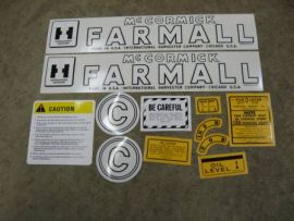 C Decal Set - Farmall C
