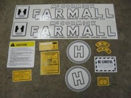 H Decal Set - Farmall H
