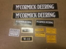 W-12 Decal Set