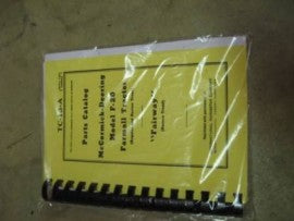 Parts Book - Farmall F-20