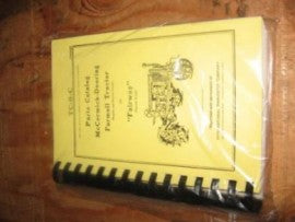 Parts Book - Farmall Regular