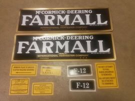 F12 Decal Set - Farmall F-12