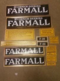 F20 Decal Set - Farmall F-20